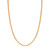 14K Yellow Gold Diamond Cut 1.5 mm Round Box 20" Chain