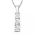 Three-Stone Diamond Pendant Necklace in 14k White Gold or 14k Yellow Gold (1/2 ct. t.w.)