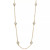 Trio by EFFY® Diamond Seven Station Necklace 16-18" (1/2 ct. t.w.) in 14k White, Yellow or Rose Gold