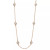Trio by EFFY® Diamond Seven Station Necklace 16-18" (1/2 ct. t.w.) in 14k White, Yellow or Rose Gold