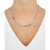 Flat Curb Link 18" Chain Necklace in 18k Gold-Plated Sterling Silver