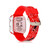 Children's Super Mario Light Emitting Diode Red Silicone Strap Watch 32mm