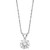 14k White Gold Necklace, Cubic Zirconia Round Pendant (2-1/6 ct. t.w.)