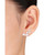 Cultured Freshwater Pearl (4-7mm) & White Topaz (1/4 ct. t.w.) Ear Climbers in Gold-Plated Sterling Silver