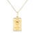 One Gram Bar of Gold 18" Pendant Necklace in 14k & 24K Gold