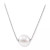 Cultured Freshwater Pearl (8-1/2mm) 18" Pendant Necklace in 14k Gold (Also in Pink Cultured Freshwater Pearl)