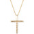 Chocolate Ombré Diamond Cross 18" Pendant Necklace (1/2 ct. t.w.) in 14k Gold