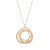 Strawberry & Nude™ Diamond Interlocking Rings 18" Pendant Necklace (1 ct. t.w.) in 14k Rose, Yellow or White Gold