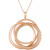 Strawberry & Nude™ Diamond Interlocking Rings 18" Pendant Necklace (1 ct. t.w.) in 14k Rose, Yellow or White Gold