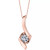 Diamond Twist Pendant Necklace (1/4 ct. t.w.) in 14k Gold, White or Rose Gold