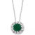 EFFY® Sapphire (3/4 ct. t.w) & Diamond (1/4 ct. t.w) 18" Pendant Necklace in 14K White Gold (Also Available in Emerald and Ruby)