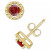 Rhodolite Garnet Stud Earrings (3/4 ct. t.w.) in 10k Gold (Also in Amethyst, Citrine, Aquamarine, Opal & Blue Topaz)