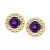 Rhodolite Garnet Stud Earrings (3/4 ct. t.w.) in 10k Gold (Also in Amethyst, Citrine, Aquamarine, Opal & Blue Topaz)