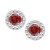 Rhodolite Garnet Stud Earrings (3/4 ct. t.w.) in 10k Gold (Also in Amethyst, Citrine, Aquamarine, Opal & Blue Topaz)