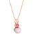 Pink Cultured Freshwater Pearl (7mm), Pink Tourmaline (1/5 ct. t.w.) & Diamond Accent 18" Pendant Necklace in 14k Rose Gold