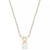 Round-Cut Diamond Pendant Necklace in 10k White or Yellow Gold (1/4 ct. t.w.)