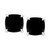 EFFY® Onyx Cushion Stud Earrings in Sterling Silver