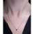 Birthstone Gemstone Necklace in Sterling Silver, 16" + 2" extender