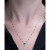 Birthstone Gemstone Necklace in Sterling Silver, 16" + 2" extender