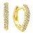 Diamond Square Hoop Earrings (1/6 ct. t.w.) in 10k Gold