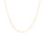 Polished Square Singapore Link 18" Chain Necklace in 10k Gold