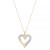 Diamond Open Heart 18" Pendant Necklace (1/2 ct. t.w.) , Created for Macy's
