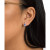 Fine Crystal with Cubic Zirconia Bar Drop Earring in Sterling Silver (Available in Clear, Blue, Light Blue and Red)