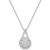 Diamond Pendant 18" Necklace (1/2 ct. t.w.) in Sterling Silver