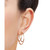 Graduated Small Triple Split Hoop Earrings in 10k Gold