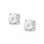Round-Cut Diamond Stud Earrings in 10k Yellow or White Gold (1/10 ct. t.w.)