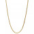 14k Gold Necklace, 16" Diamond Cut Wheat Chain (9/10mm)