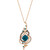 Crazy Collection® Deep Sea Blue Topaz™ (5-3/8 ct. t.w.) and Diamond (3/4 ct. t.w.) Pendant Necklace in 14k Rose Gold