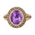 Deep Sea Blue Topaz (4 ct. t.w.) & Diamond (7/8 ct.t.w.) Statement Ring in 14k Rose Gold (Also in Opal, Citrine, Amethyst, Garnet & Mint Julep Quartz)