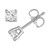 Lab Created Diamond Stud Earrings (1/2 ct. t.w.) in Sterling Silver