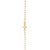 Double Heart 18" Lariat Necklace in 10k Gold