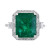 EFFY® Emerald (5-1/2 ct. t.w.) & Diamond (1/2 ct. t.w.) Statement Ring in 14k Gold or 14k White Gold