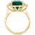 EFFY® Emerald (5-1/2 ct. t.w.) & Diamond (1/2 ct. t.w.) Statement Ring in 14k Gold or 14k White Gold