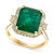 EFFY® Emerald (5-1/2 ct. t.w.) & Diamond (1/2 ct. t.w.) Statement Ring in 14k Gold or 14k White Gold