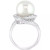 EFFY® Cultured Freshwater Pearl (12-1/2mm) & Diamond (3/4 ct. t.w.) Ring in 14k White Gold (Also Available in 14k Yellow Gold & Rose Gold)