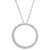 Diamond Pendant, 14k White Gold Diamond Circle (1/4 ct. t.w.)