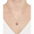 Ruby (1-1/2 ct. t.w.) & Diamond (1/10 ct. t.w.) Teardrop 18" Pendant Necklace in 14k Gold (Also in Emerald and Sapphire)