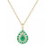 Ruby (1-1/2 ct. t.w.) & Diamond (1/10 ct. t.w.) Teardrop 18" Pendant Necklace in 14k Gold (Also in Emerald and Sapphire)
