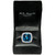 EFFY® London Blue Topaz (12-1/3 ct. t.w.) & Diamond (1-1/5 ct. t.w.) Halo Statement Ring in 14k White Gold