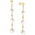 EFFY® Cultured Freshwater Pearl (5-8mm) Linear Drop Earrings in 14k Gold