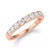 Certified Diamond Bridal Set (3 ct. t.w.) in 18k White, Yellow and Rose Gold