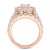 Certified Diamond Bridal Set (3 ct. t.w.) in 18k White, Yellow and Rose Gold