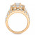Certified Diamond Bridal Set (3 ct. t.w.) in 18k White, Yellow and Rose Gold