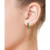 EFFY® Emerald & Diamond Small Earrings in Sterling Silver (Also available in Sapphire and Ruby)