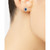 Sapphire (5/8 ct. t.w.) & Diamond (1/4 ct. t.w.) Halo Stud Earrings in 14k Gold