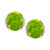 Peridot (3-3/4 ct. t.w.) & Diamond (1/20 ct. t.w.) Stud Earrings in 14k Gold